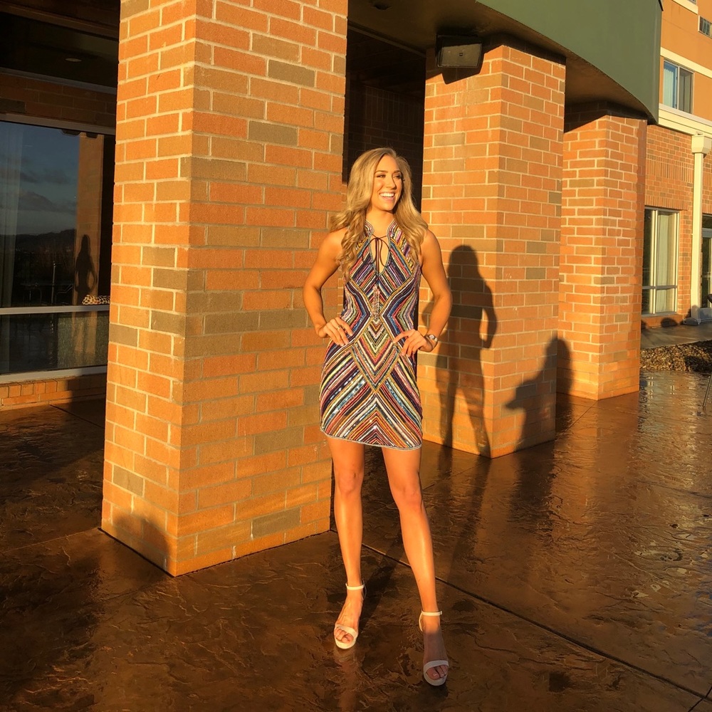 Sherri Hill beaded dress